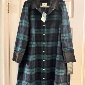 BRAND NEW with tags Tuckernuck Blackwatch Twiggy Wool Plaid Mini Dress